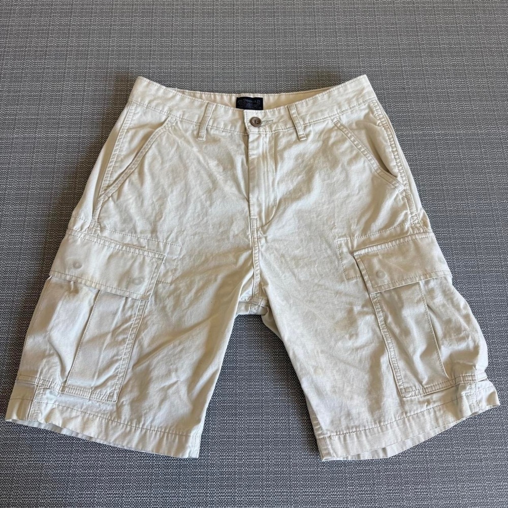 Levi Strauss Cream cargo shorts men's size 28
